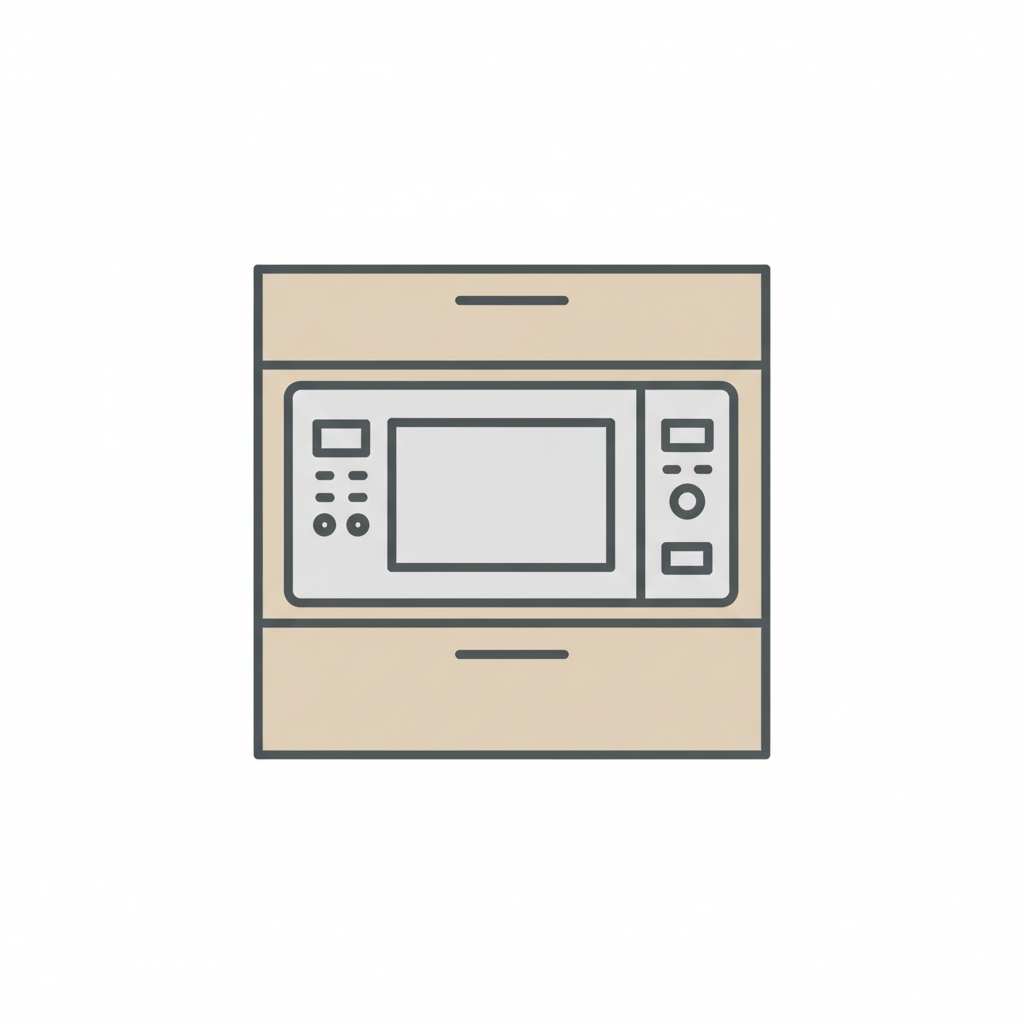 Built-in microwave icon